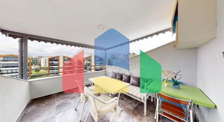 A 6+1 duplex apartment in the Undzhaly - Antalya neighborhood