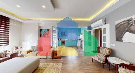 Квартира планування 6 + 1 дуплекс в мікрорайоні Унджали-Анталія