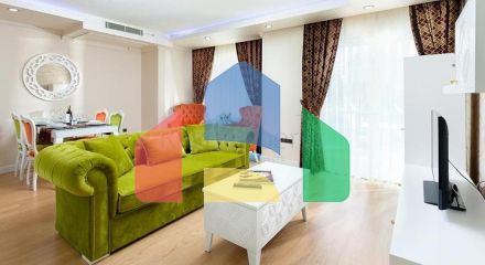 Квартири планування 2+1 і 3 + 1 дуплекс в мікрорайоні Хурма-Анталія