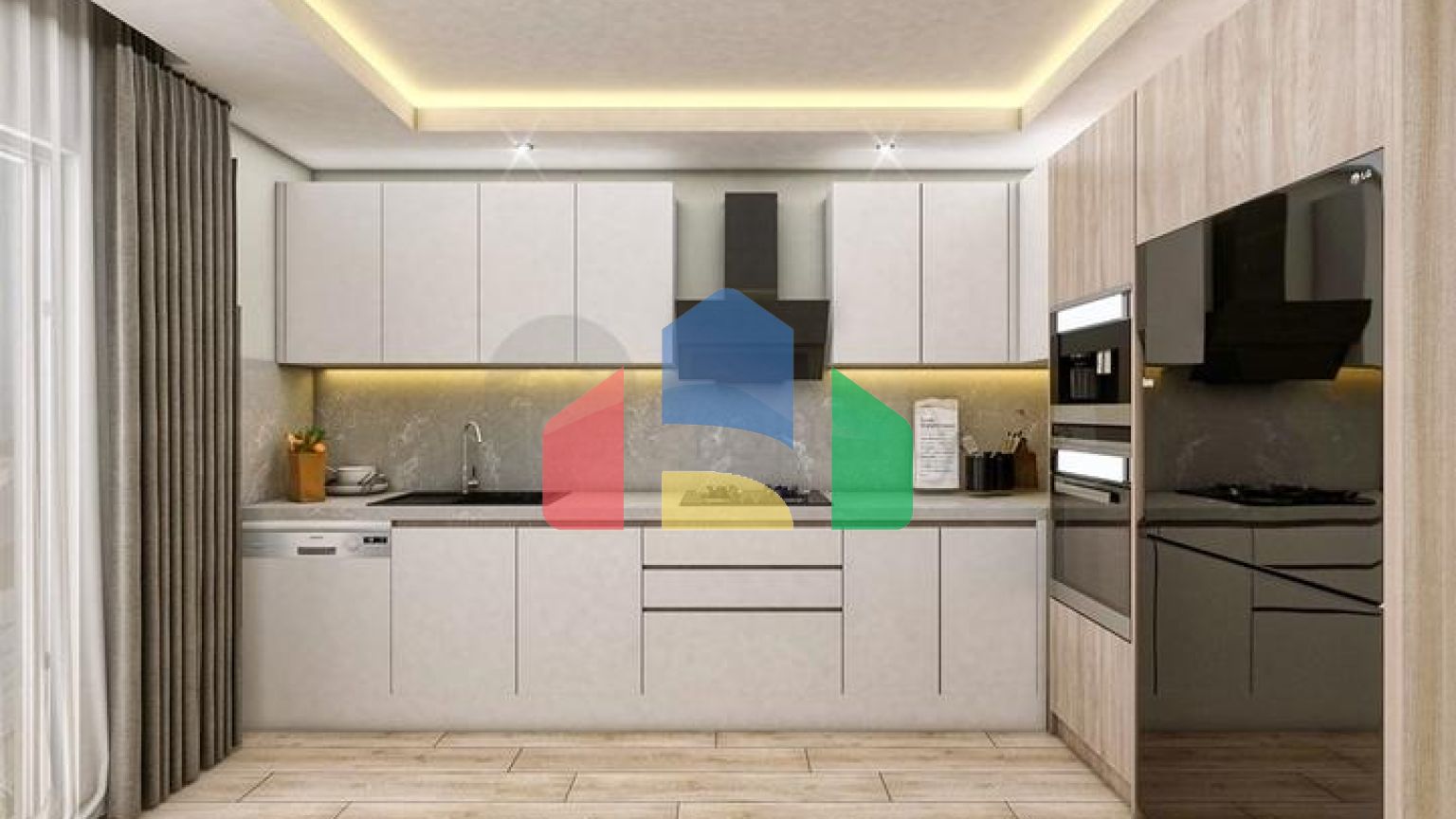 Квартири планування 2 + 1 дуплекс в мікрорайоні хурма-Анталія