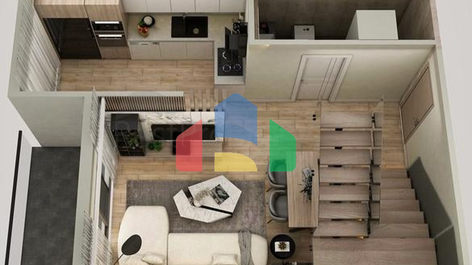 Квартири планування 2 + 1 дуплекс в мікрорайоні хурма-Анталія