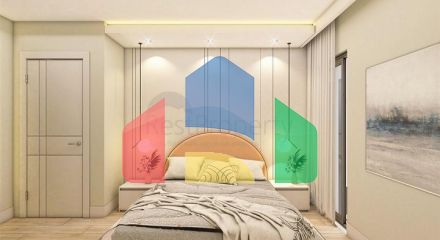 Квартири планування 2 + 1 дуплекс в мікрорайоні хурма-Анталія