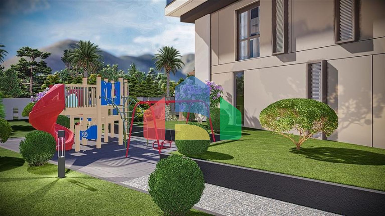 Квартири планування 2 + 1 дуплекс в мікрорайоні хурма-Анталія