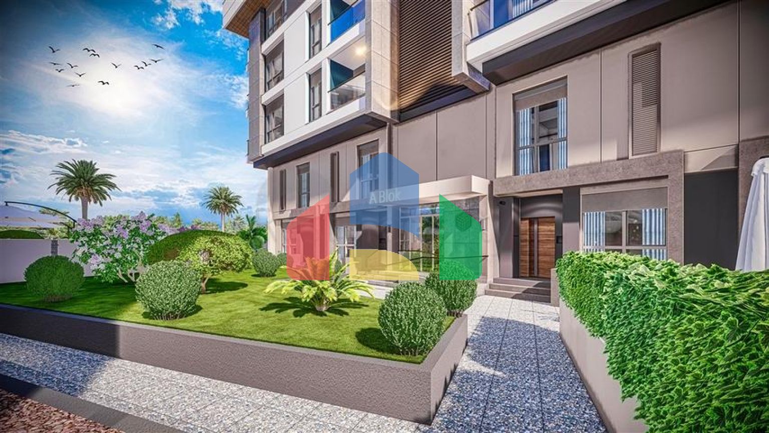 Квартири планування 2 + 1 дуплекс в мікрорайоні хурма-Анталія