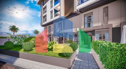 Квартири планування 2 + 1 дуплекс в мікрорайоні хурма-Анталія