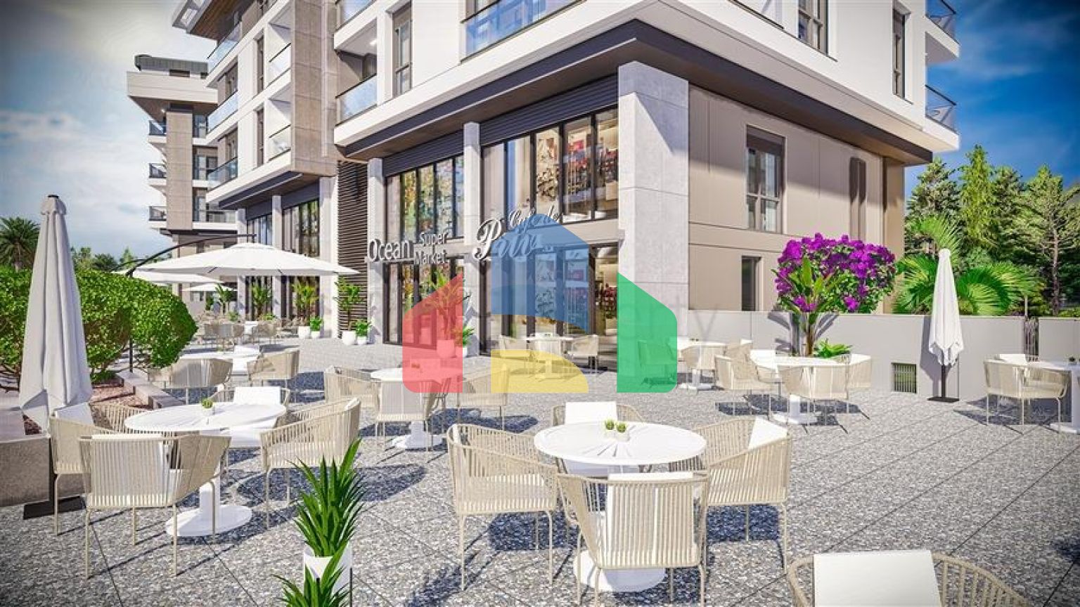 Квартири планування 2 + 1 дуплекс в мікрорайоні хурма-Анталія