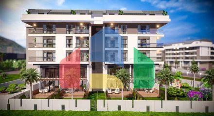 Квартири планування 2 + 1 дуплекс в мікрорайоні хурма-Анталія