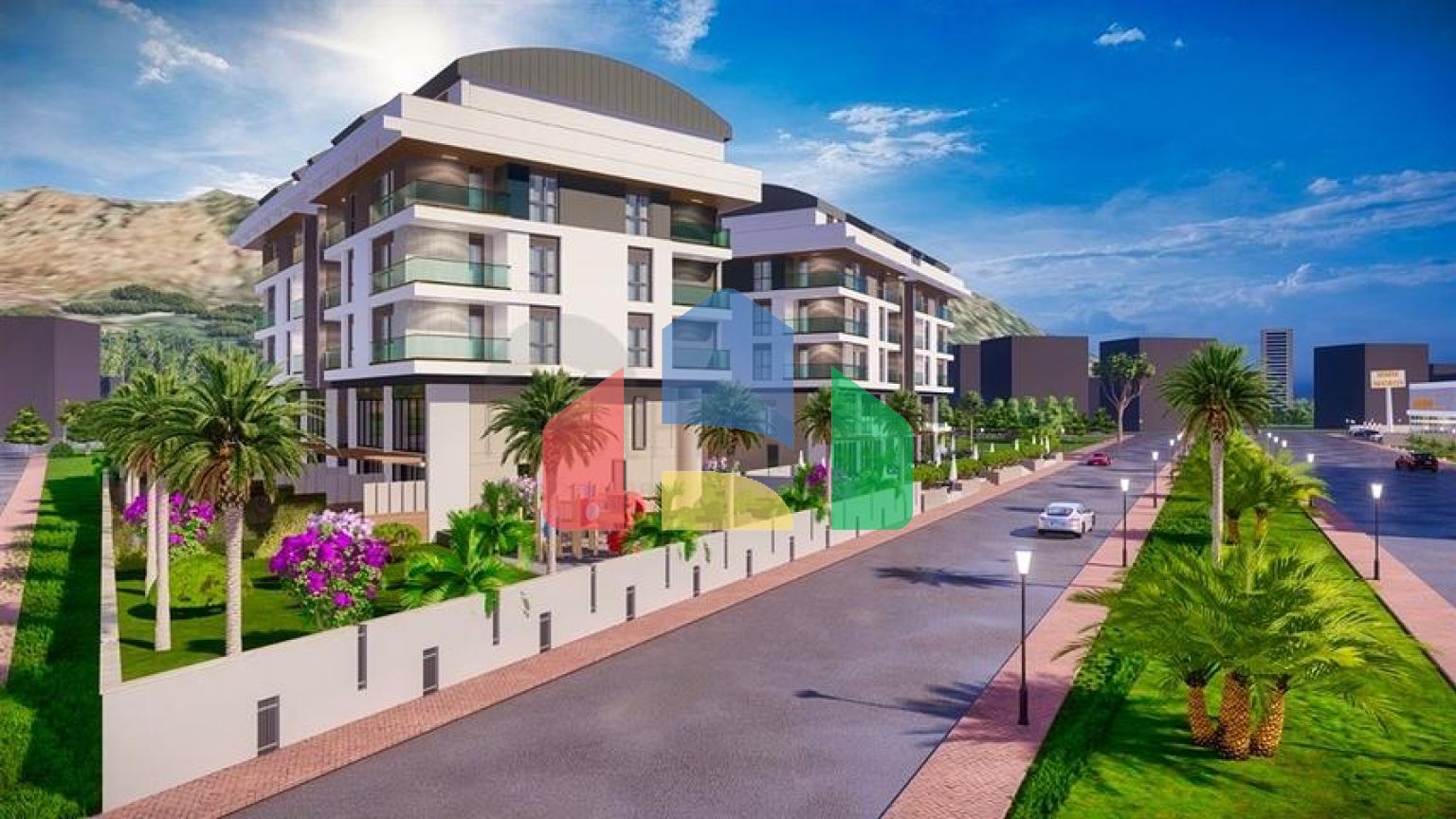 Квартири планування 2 + 1 дуплекс в мікрорайоні хурма-Анталія