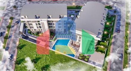 Квартири планування 2 + 1 дуплекс в мікрорайоні хурма-Анталія