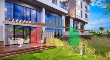 Квартири планування 2 + 1 дуплекс в мікрорайоні хурма-Анталія