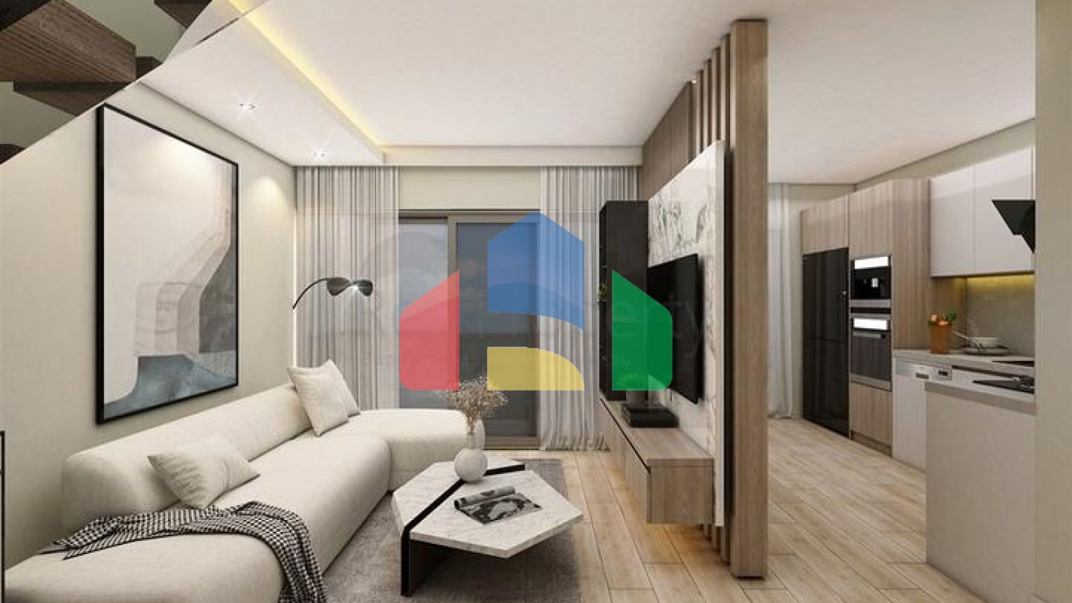 Квартири планування 2 + 1 дуплекс в мікрорайоні хурма-Анталія