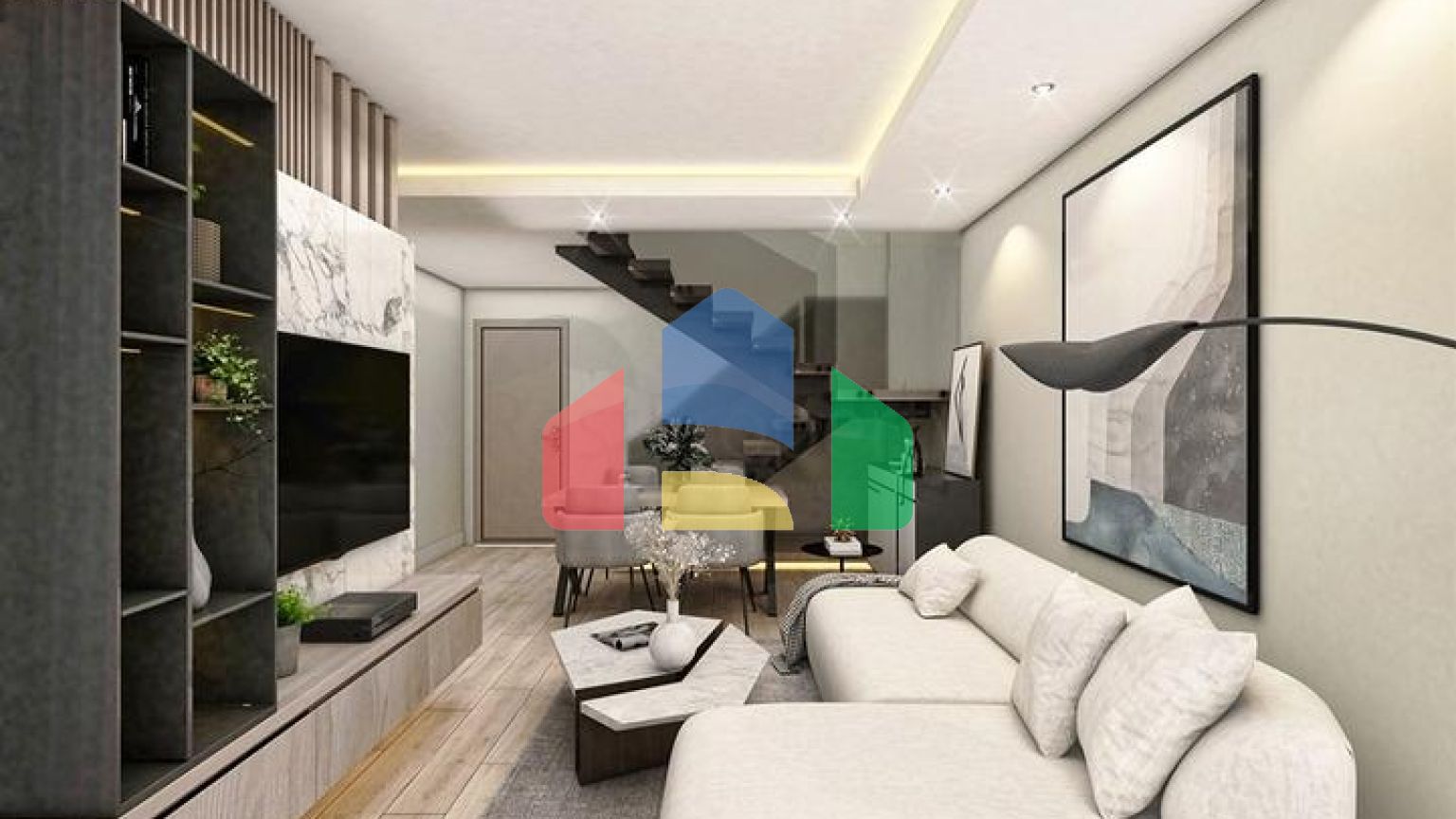 Квартири планування 2 + 1 дуплекс в мікрорайоні хурма-Анталія