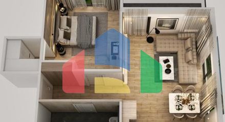 Квартири планування 2 + 1 дуплекс в мікрорайоні хурма-Анталія