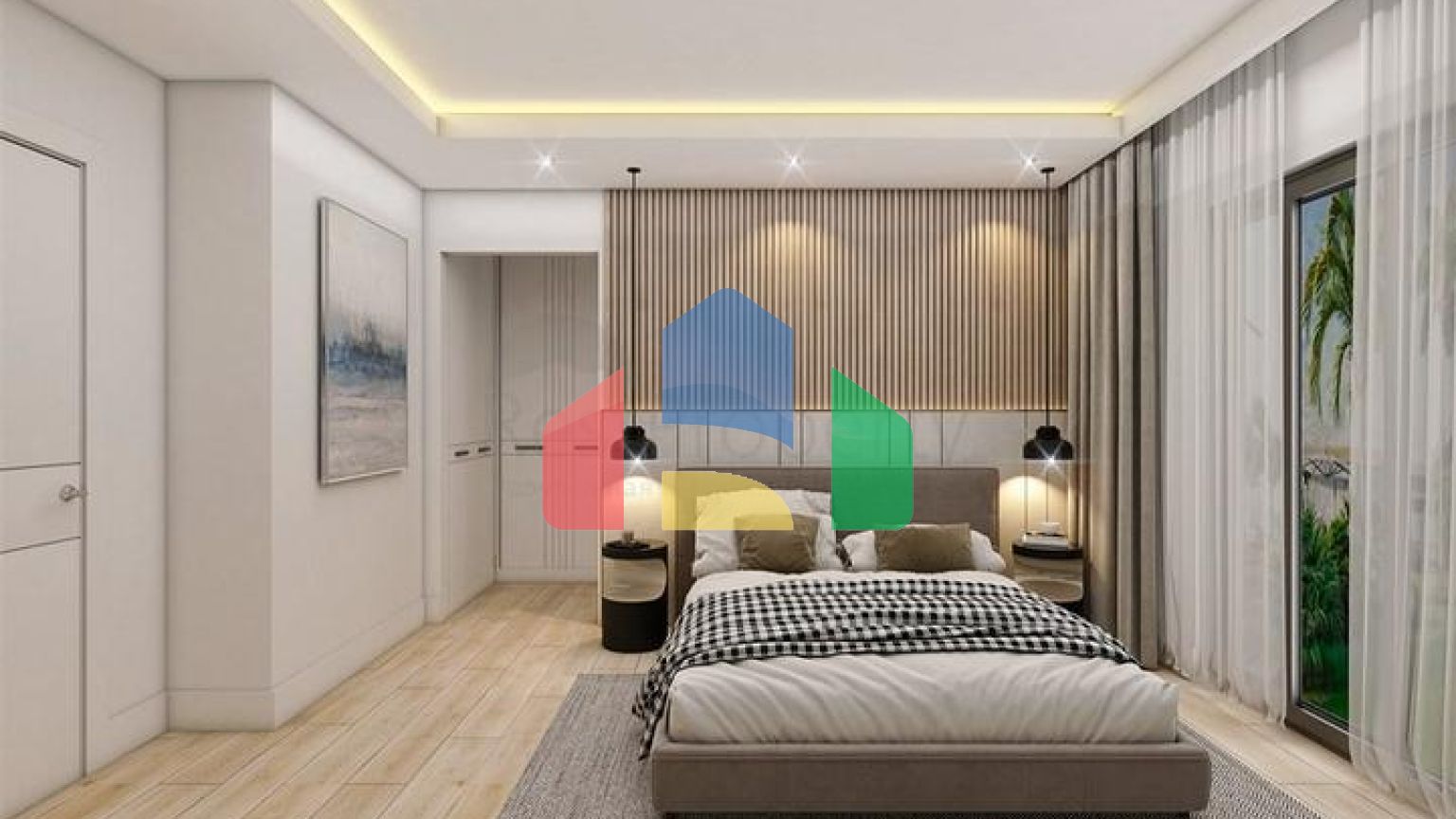 Квартири планування 2 + 1 дуплекс в мікрорайоні хурма-Анталія