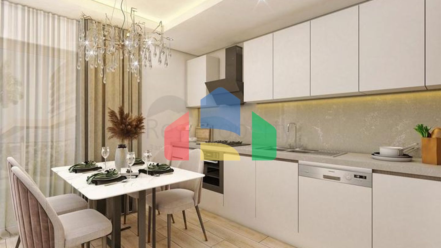 Квартири планування 2 + 1 дуплекс в мікрорайоні хурма-Анталія