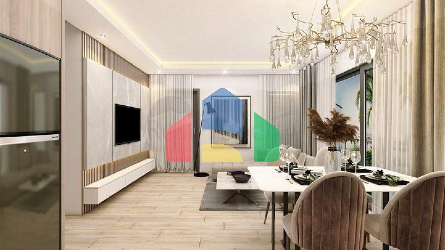 Квартири планування 2 + 1 дуплекс в мікрорайоні хурма-Анталія