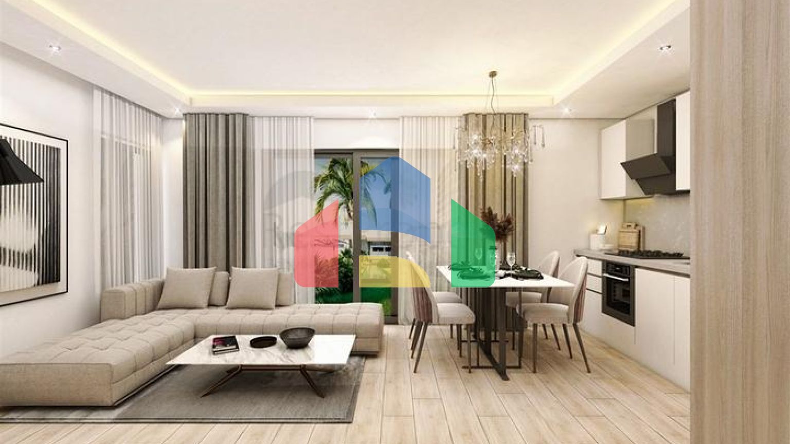 Квартири планування 2 + 1 дуплекс в мікрорайоні хурма-Анталія