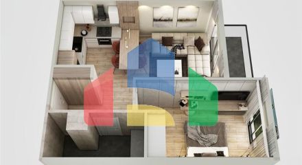 Квартири планування 2 + 1 дуплекс в мікрорайоні хурма-Анталія