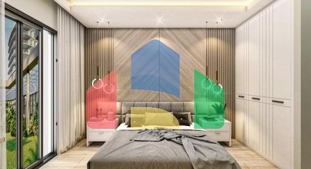 Квартири планування 2 + 1 дуплекс в мікрорайоні хурма-Анталія