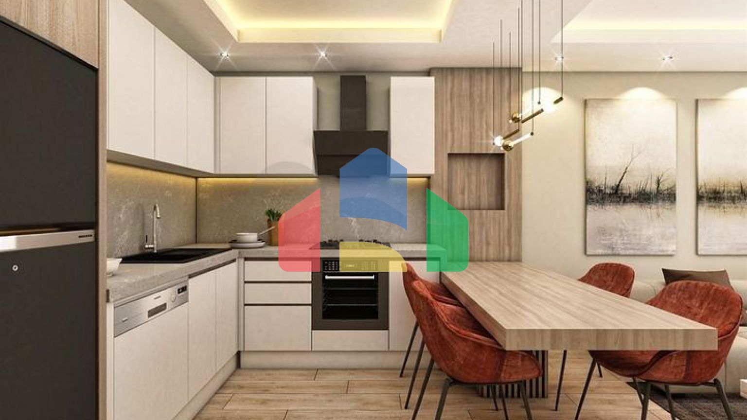 Квартири планування 2 + 1 дуплекс в мікрорайоні хурма-Анталія