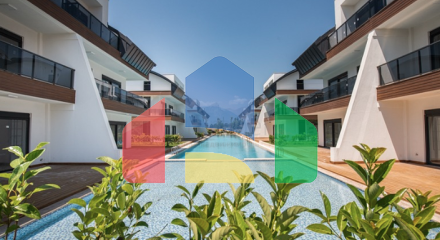 Elite complex of villas near the Boachai Marina in Antalya
