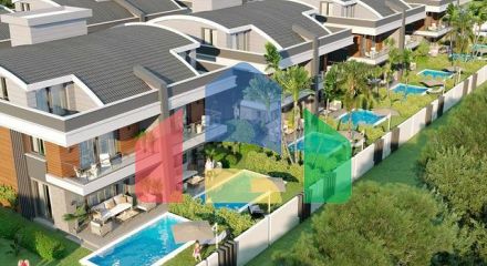 Вілла планування 5 + 1 в мікрорайоні Моллаюсуф - Анталія