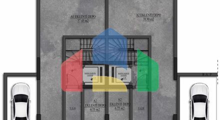 Вилла планировки 5+1 в микрорайоне Моллаюсуф - Анталия