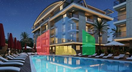 Предлагаются квартиры в комплексе планировки 1+1 ,2+1 и 3+1 дуплексы в районе Коньяалты - Анталия