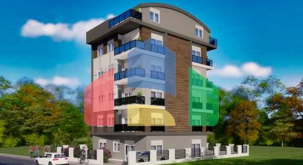 Квартиры планировки 1+1 и 2+1 в микрорайоне Кызыларык - Анталия