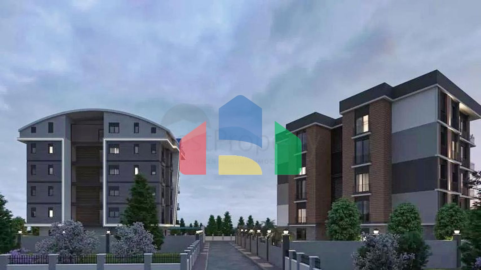 Квартири планування 3+1 , 4+1 і 6 + 1 дуплекс в мікрорайоні Кизилтопрак-Анталія