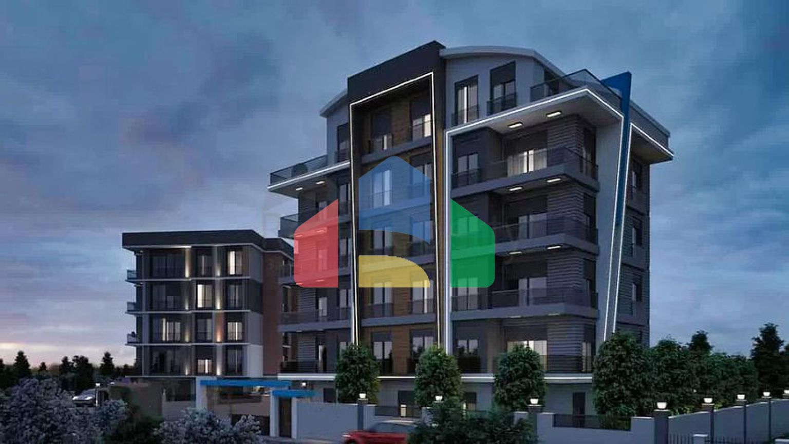 Квартири планування 3+1 , 4+1 і 6 + 1 дуплекс в мікрорайоні Кизилтопрак-Анталія