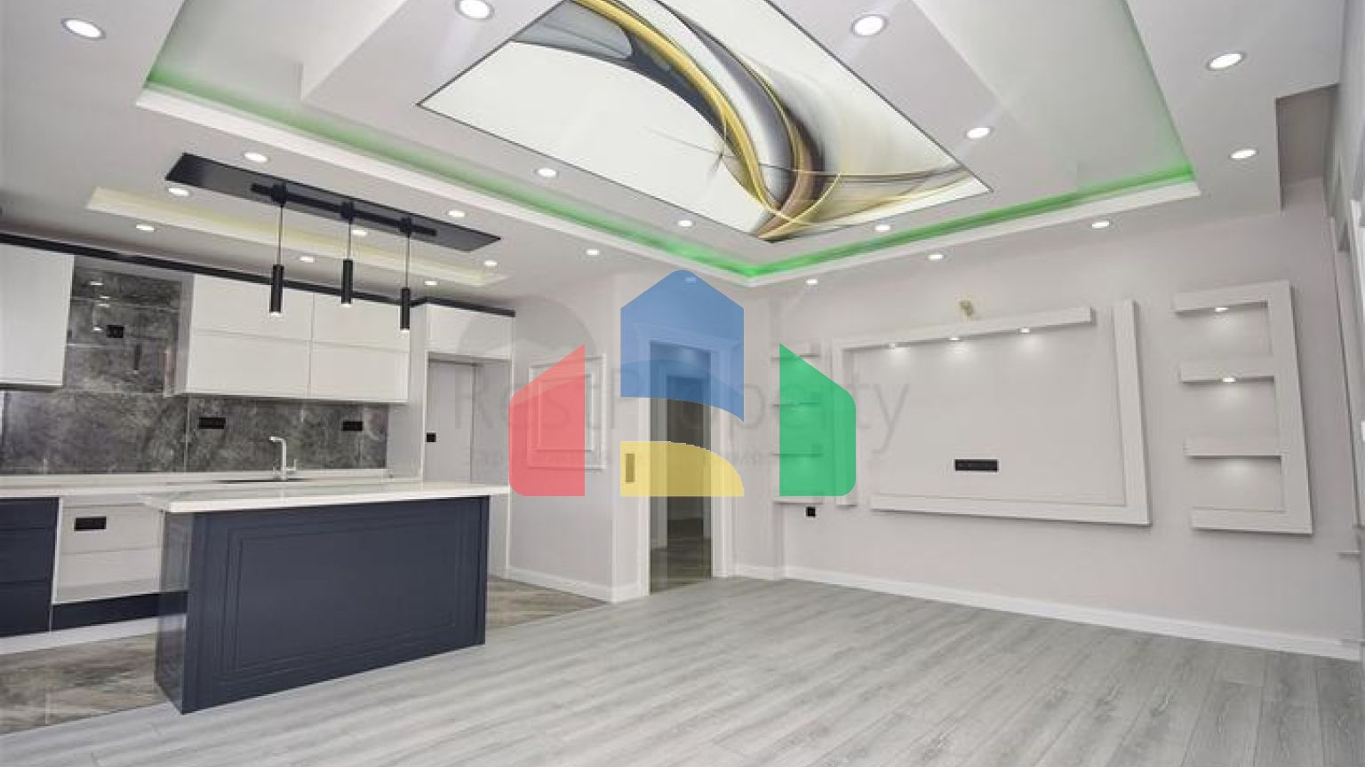 Квартира планування 3 + 1 в мікрорайоні Кизилтопрак - Анталія