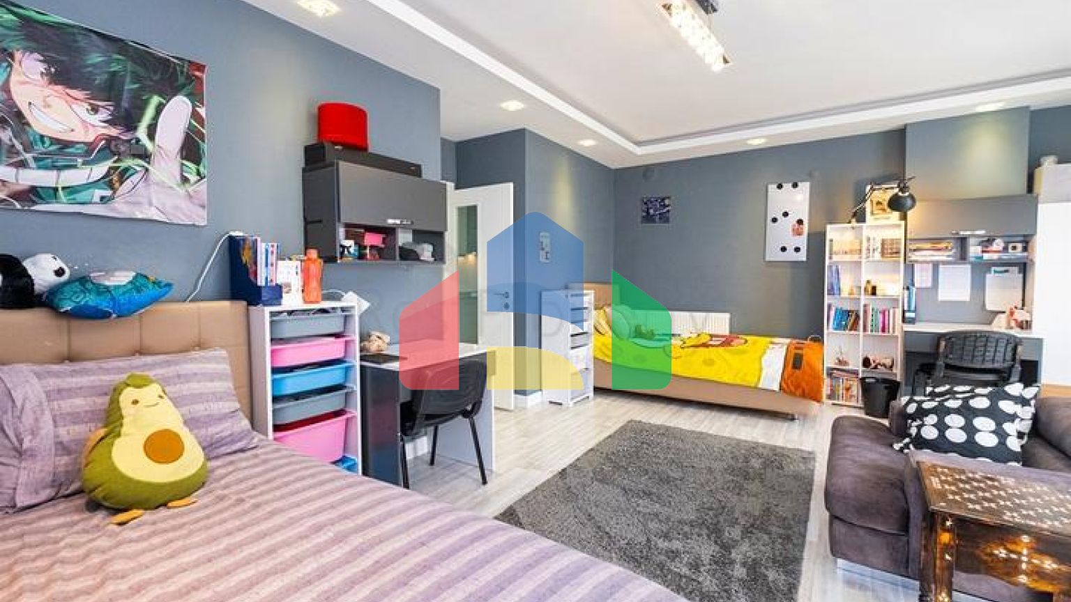 Квартира планировки 3+1 дуплекс в микрорайоне Енигюн - Анталия