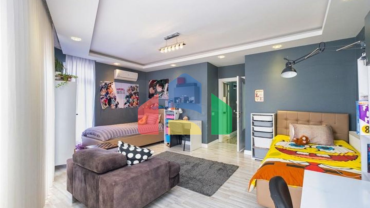 Квартира планировки 3+1 дуплекс в микрорайоне Енигюн - Анталия