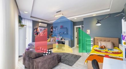 Квартира планировки 3+1 дуплекс в микрорайоне Енигюн - Анталия