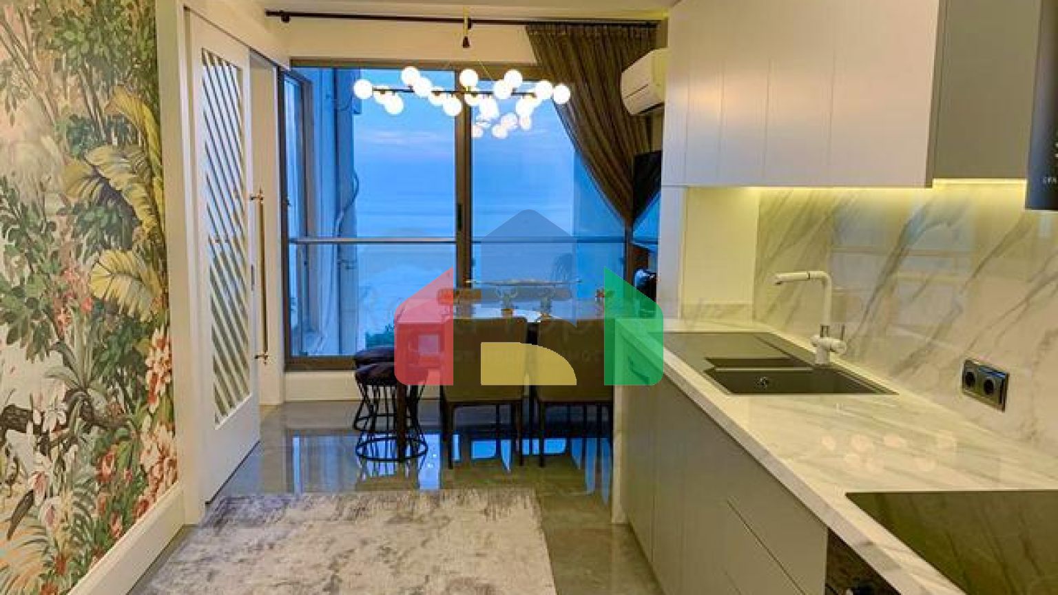 Квартира планування 3 + 1 в мікрорайоні Бахчелі Евлерь - Анталія