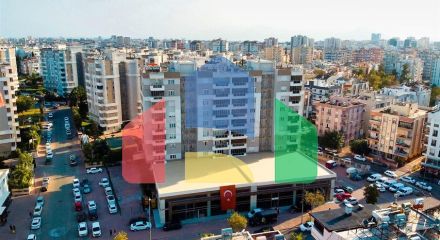 Квартира планировки 3+1 в центре города Анталия