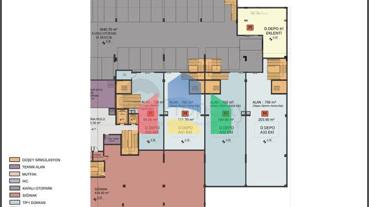 Комерційне приміщення під офіс в центрі міста Анталія