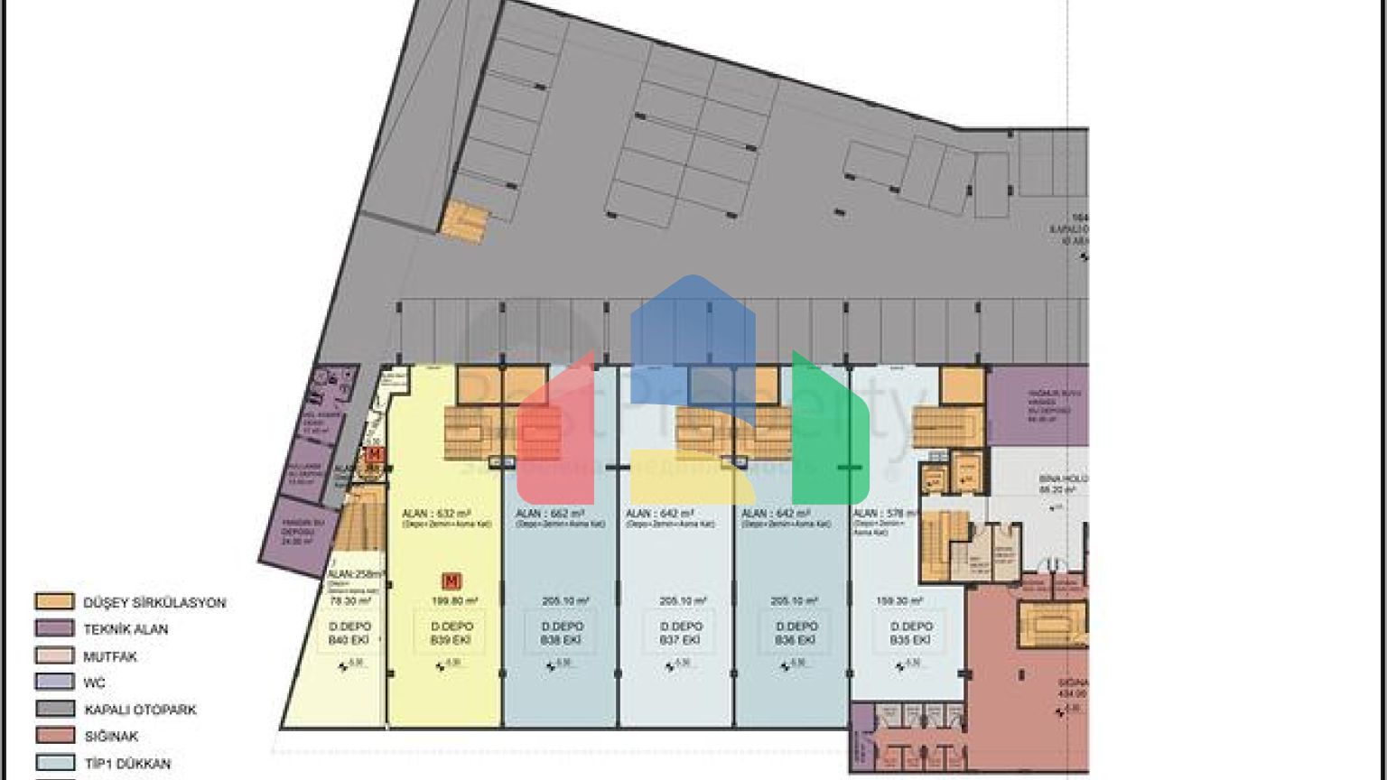 Комерційне приміщення під офіс в центрі міста Анталія