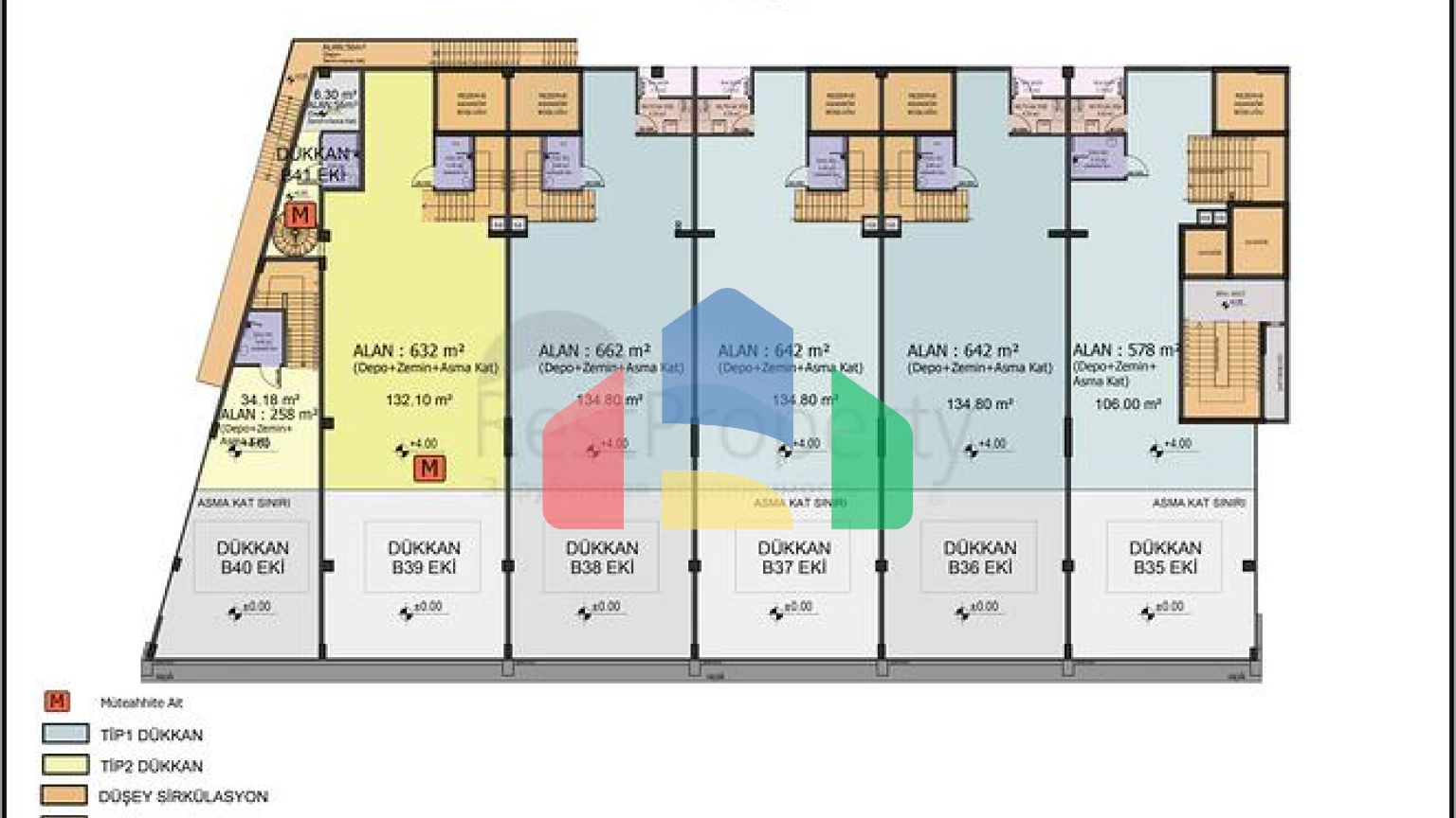 Комерційне приміщення під офіс в центрі міста Анталія
