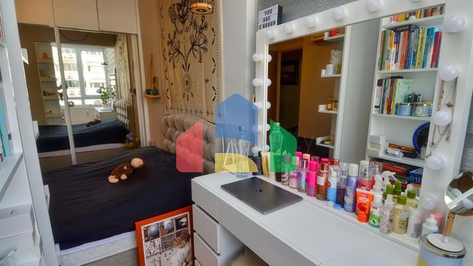 Квартира планування 3 + 1 в мікрорайоні Мельтем - Анталія