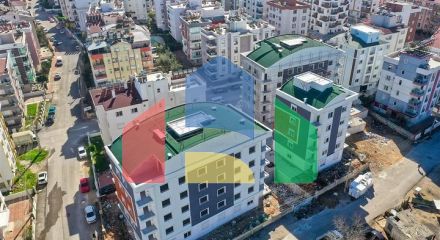 Квартиры планировки 2+1 и 3+1 в микрорайоне Гебизли - Анталия Квартиры планировки 2+1 и 3+1 в микрорайоне Гебизли - Анталия