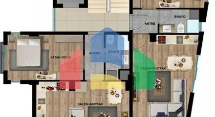 1+1 apartments in Yuksekalan - Antalya neighborhood