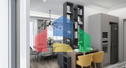 Квартири планування 2 + 1, 4 + 1 і 5 + 1 в центрі міста Анталія