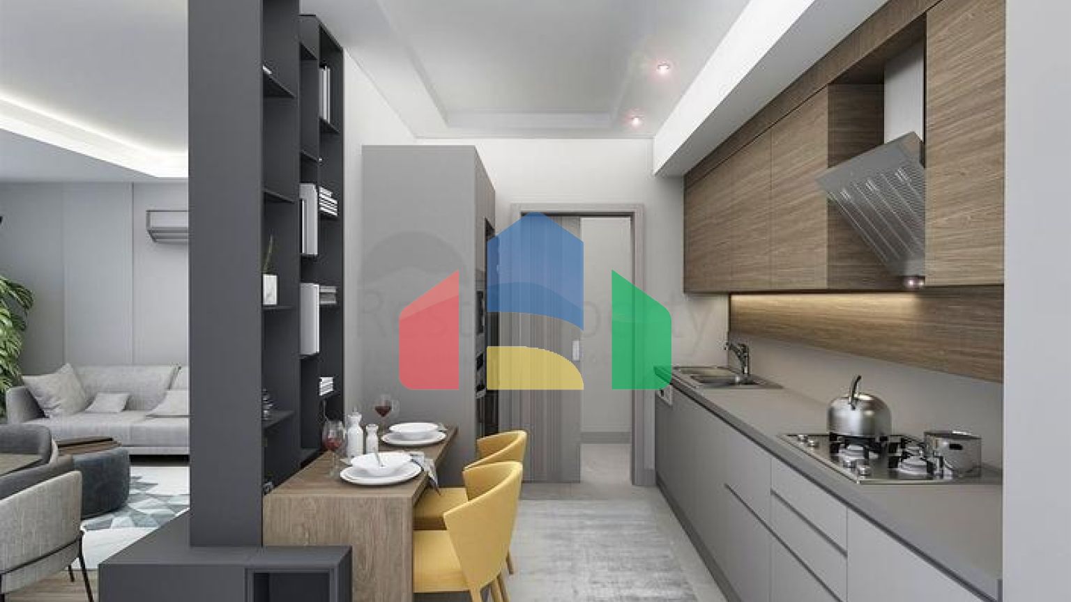 Квартири планування 2 + 1, 4 + 1 і 5 + 1 в центрі міста Анталія