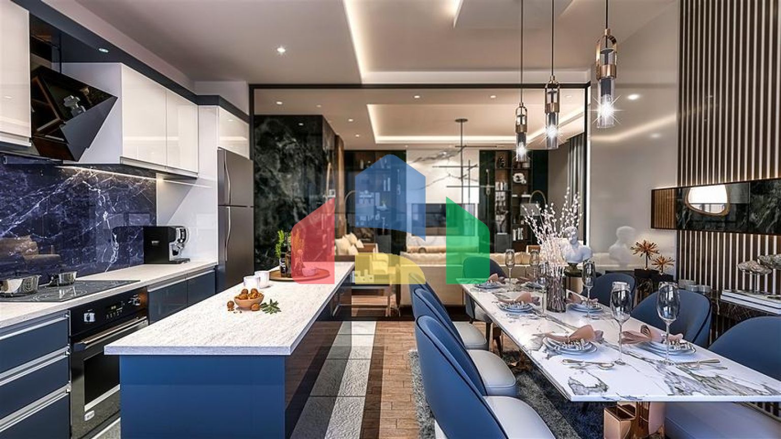 Квартири планування 2+1 , 4+1 і 5 + 1 дуплекс в центрі міста Анталія