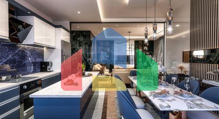 Квартири планування 2+1 , 4+1 і 5 + 1 дуплекс в центрі міста Анталія