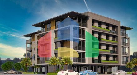 1+1 apartments in Antalya city center