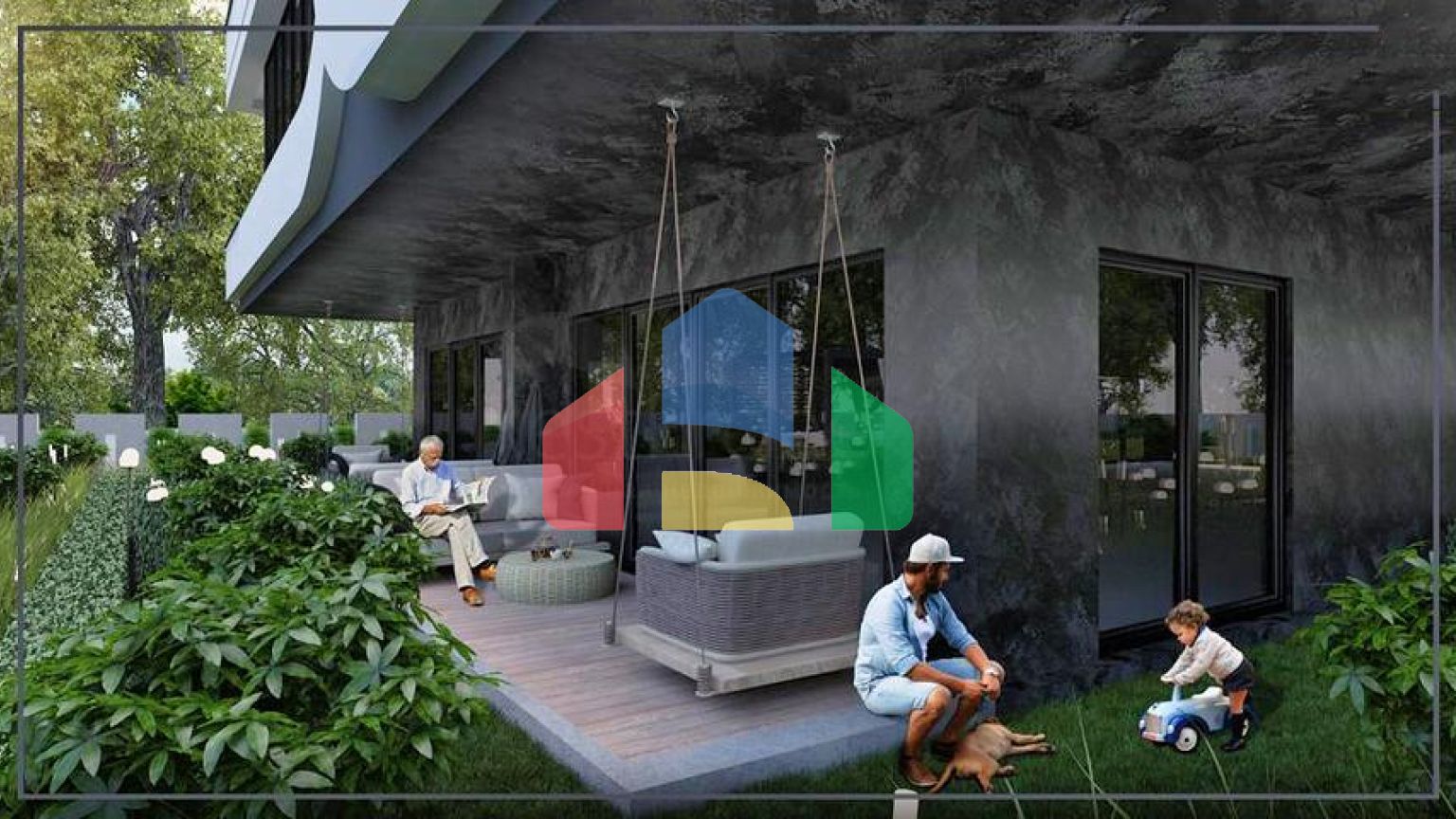 Квартиры планировки 2+1 и 3+1 в микрорайоне Ешильбахче - Анталья