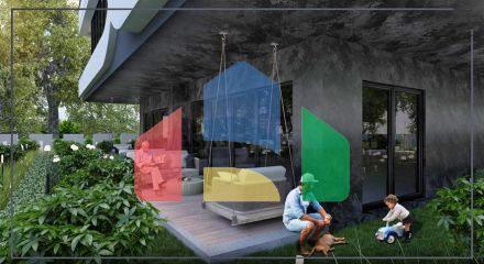 Квартиры планировки 2+1 и 3+1 в микрорайоне Ешильбахче - Анталья